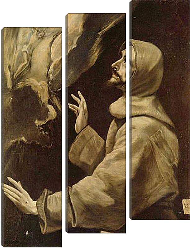 Модульная картина - Stigmatisation des Hl. Franziskus. Эль Греко