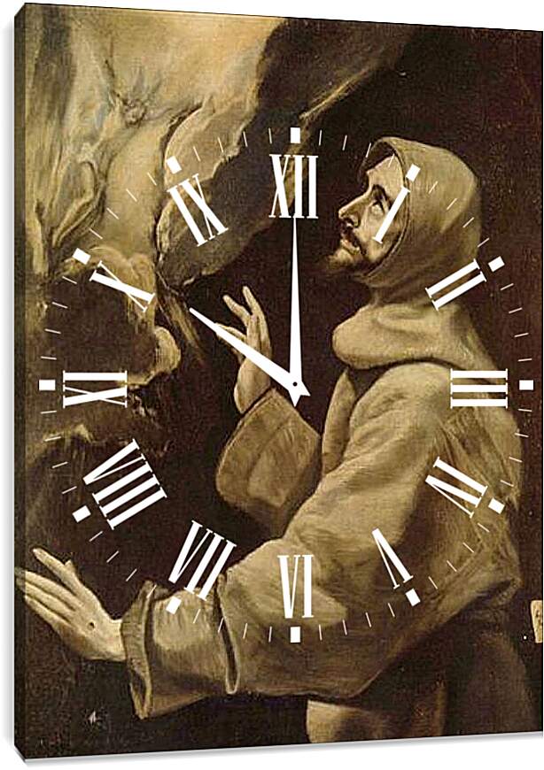Часы картина - Stigmatisation des Hl. Franziskus. Эль Греко