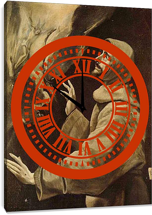 Часы картина - Stigmatisation des Hl. Franziskus. Эль Греко