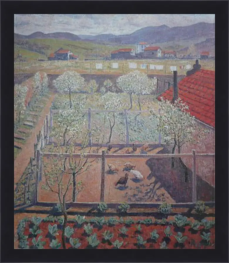 Картина в раме - El gallinero. Эль Греко