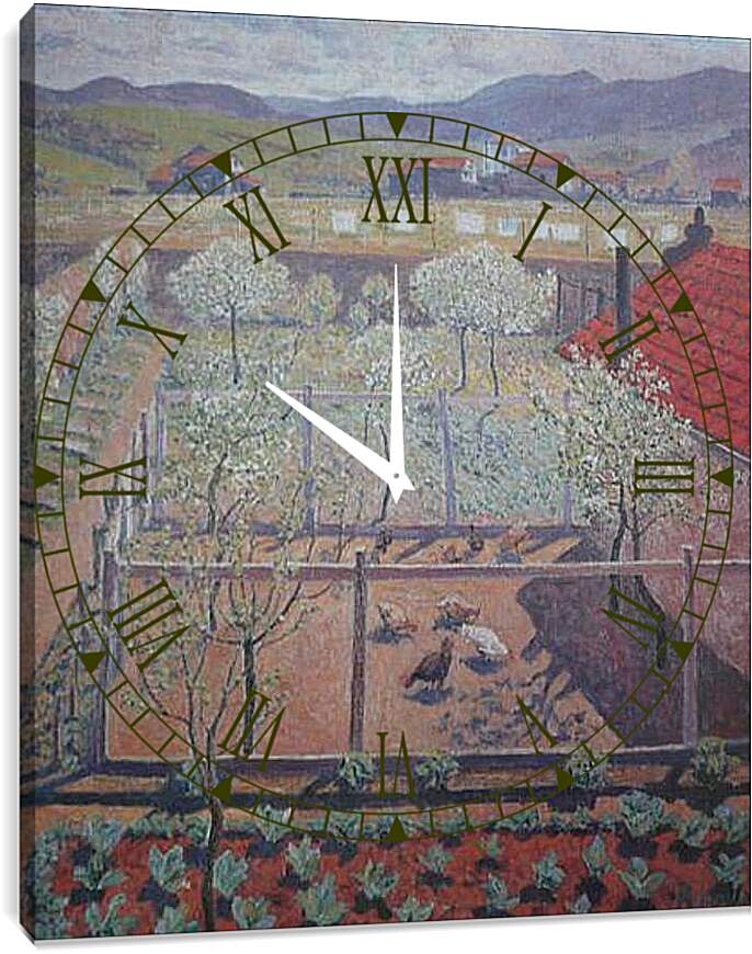 Часы картина - El gallinero. Эль Греко