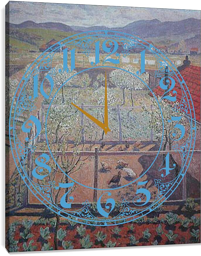 Часы картина - El gallinero. Эль Греко