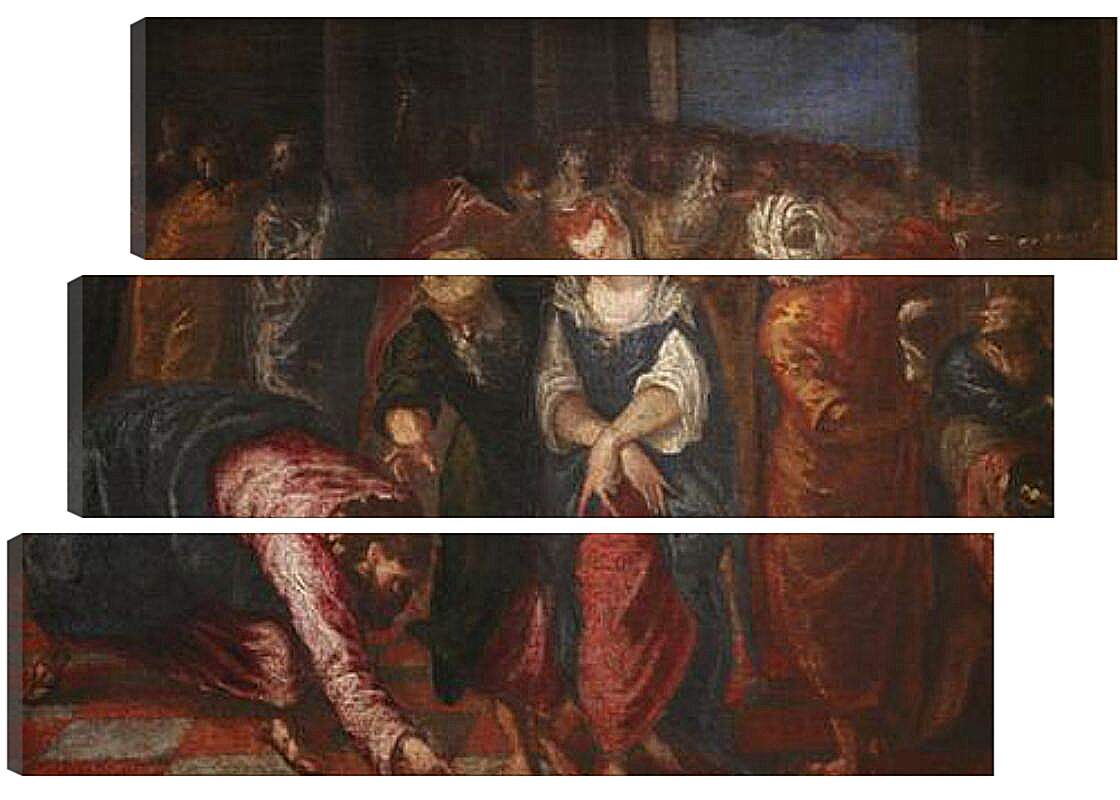 Модульная картина - Christ and the Adulterous Woman. Эль Греко