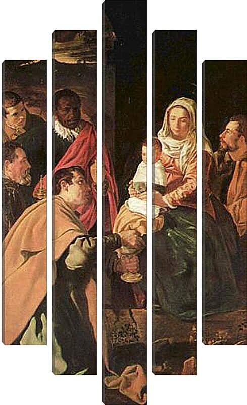 Модульная картина - Anbetung der Heiligen Drei Konige (Epiphanias). Эль Греко