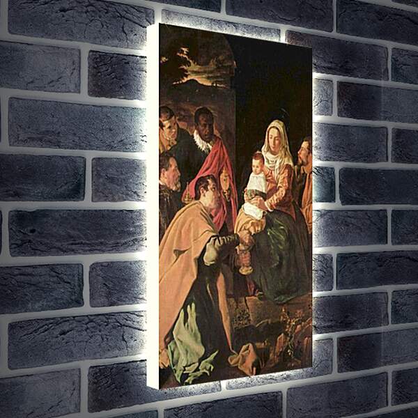 Лайтбокс световая панель - Anbetung der Heiligen Drei Konige (Epiphanias). Эль Греко