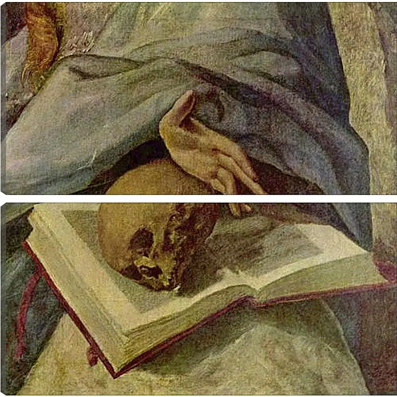 Модульная картина - Bubende Maria Magdalena (Detail). Эль Греко