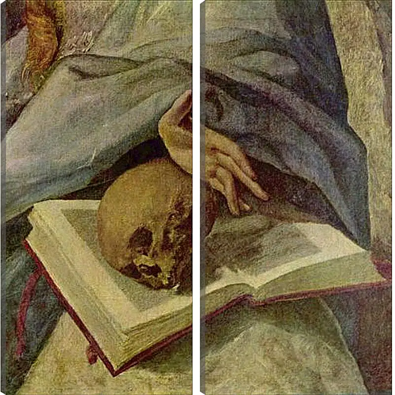 Модульная картина - Bubende Maria Magdalena (Detail). Эль Греко