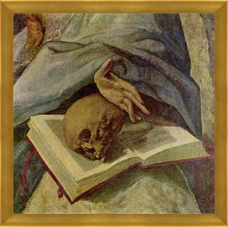 Картина в раме - Bubende Maria Magdalena (Detail). Эль Греко