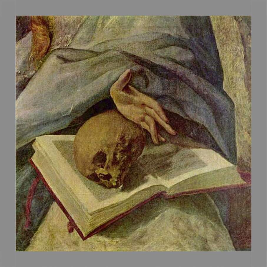Картина в раме - Bubende Maria Magdalena (Detail). Эль Греко