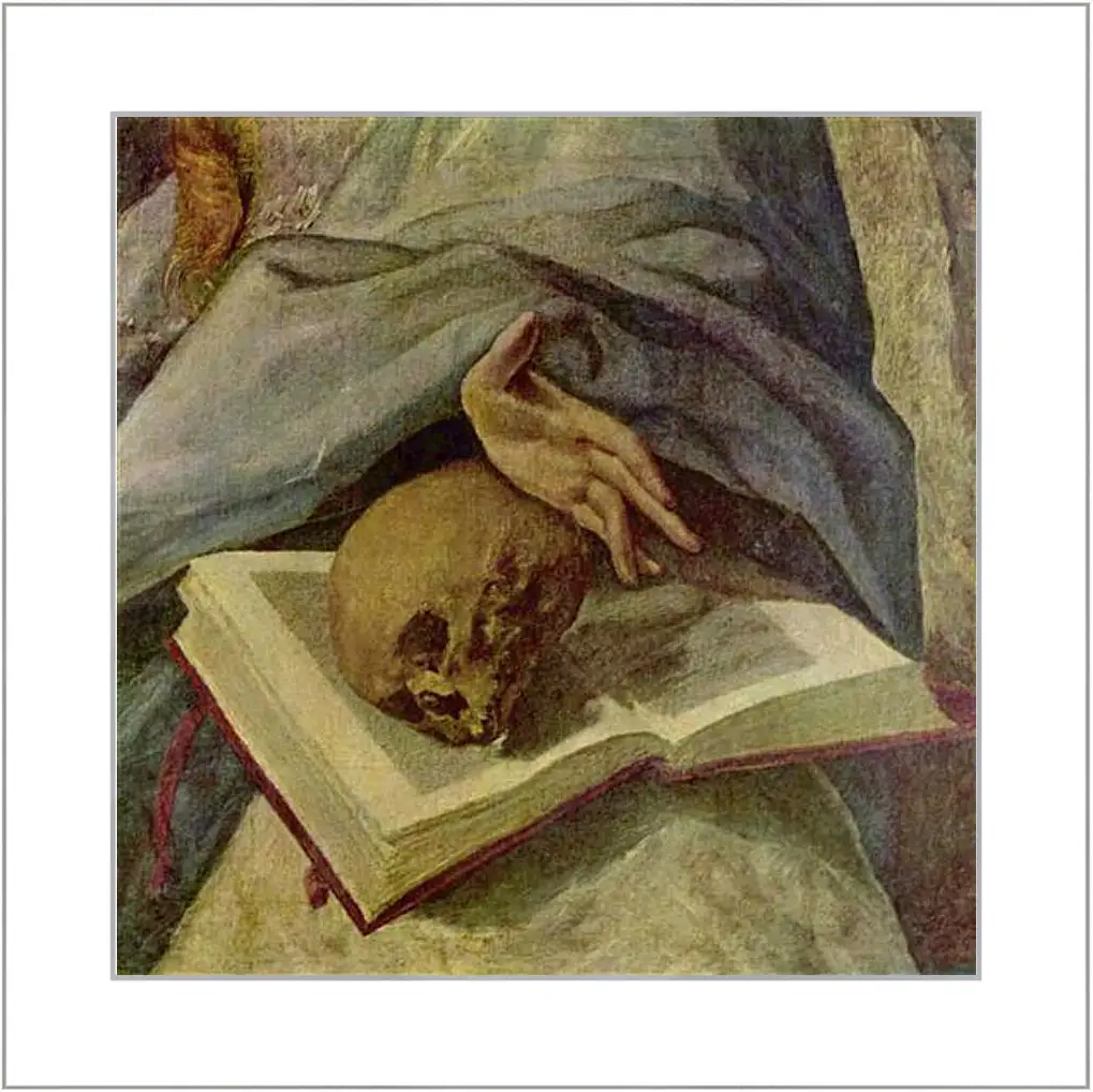 Картина в раме - Bubende Maria Magdalena (Detail). Эль Греко