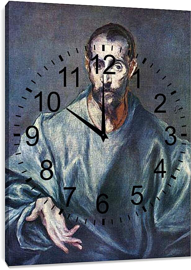 Часы картина - Hl. Jacobus Major. Эль Греко