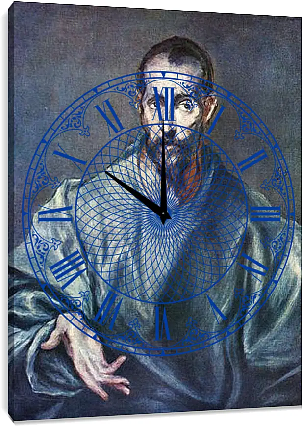 Часы картина - Hl. Jacobus Major. Эль Греко