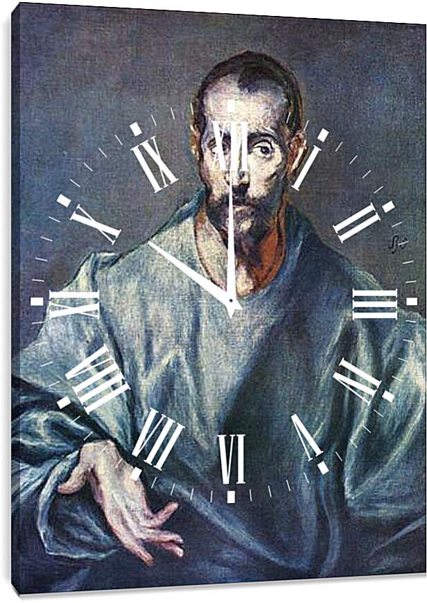 Часы картина - Hl. Jacobus Major. Эль Греко