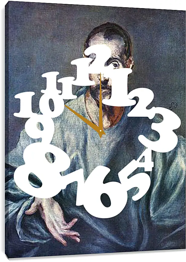 Часы картина - Hl. Jacobus Major. Эль Греко
