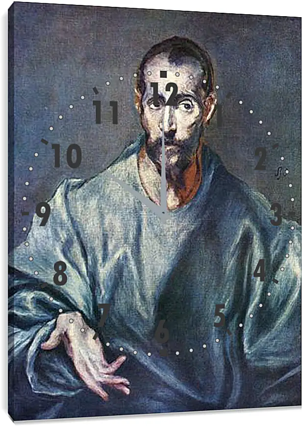 Часы картина - Hl. Jacobus Major. Эль Греко