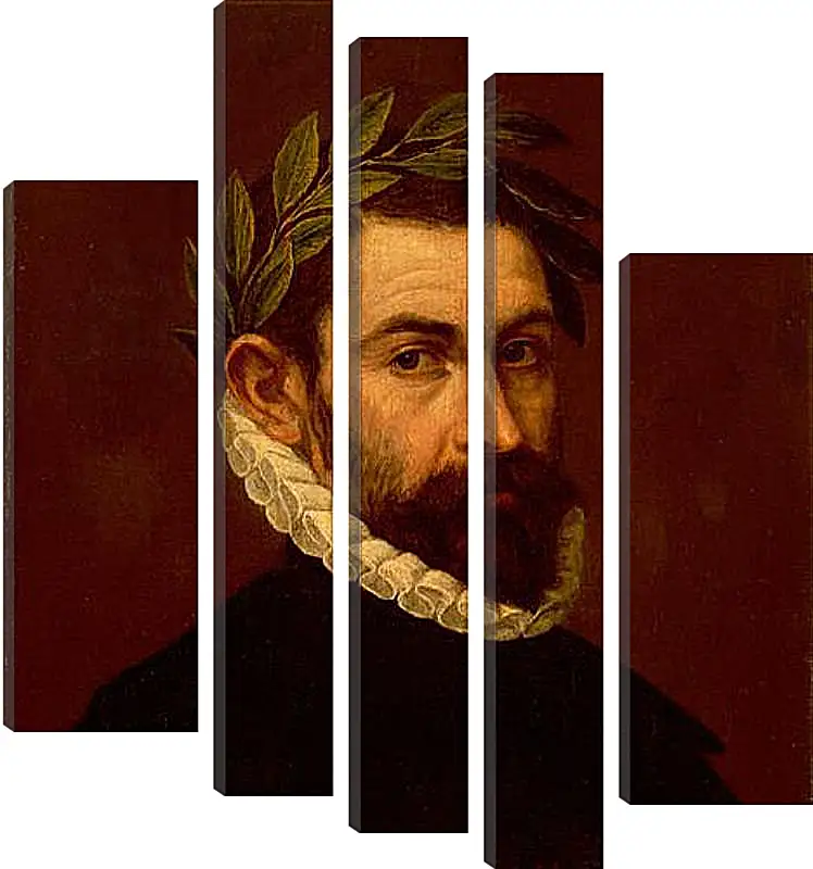 Модульная картина - Portrait of the Poet Alonso Ercilla y Zuniga. Эль Греко