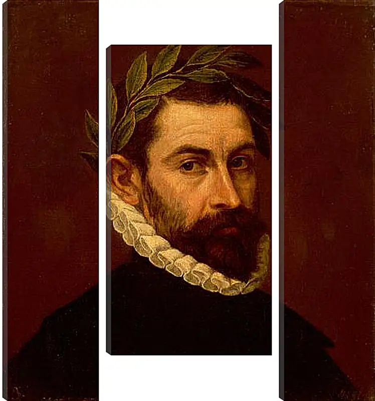 Модульная картина - Portrait of the Poet Alonso Ercilla y Zuniga. Эль Греко