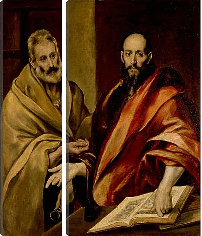 Модульная картина - Sts Peter and Paul. Эль Греко