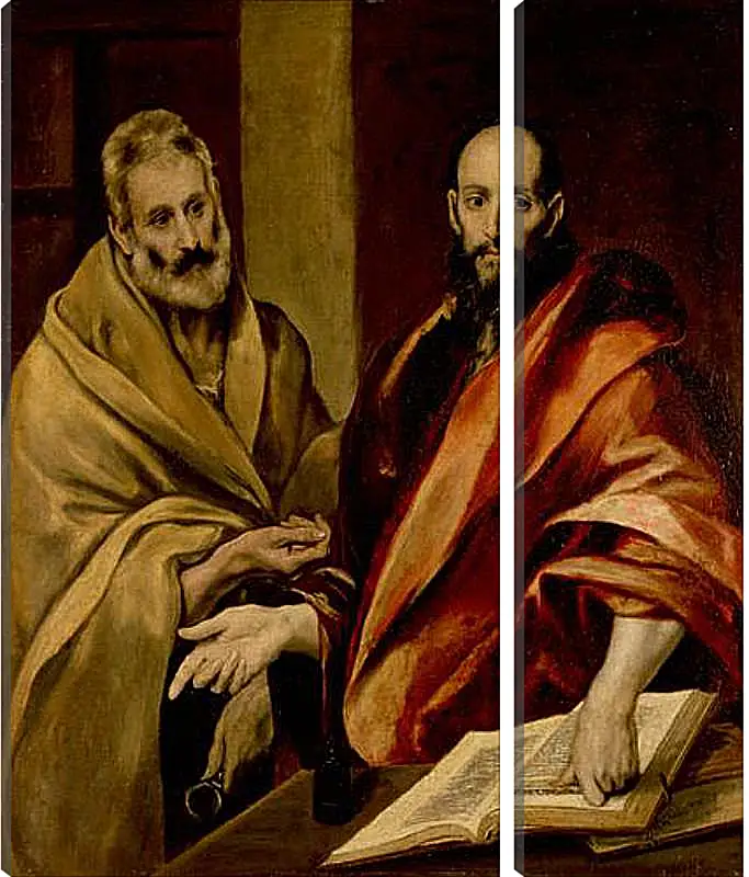 Модульная картина - Sts Peter and Paul. Эль Греко