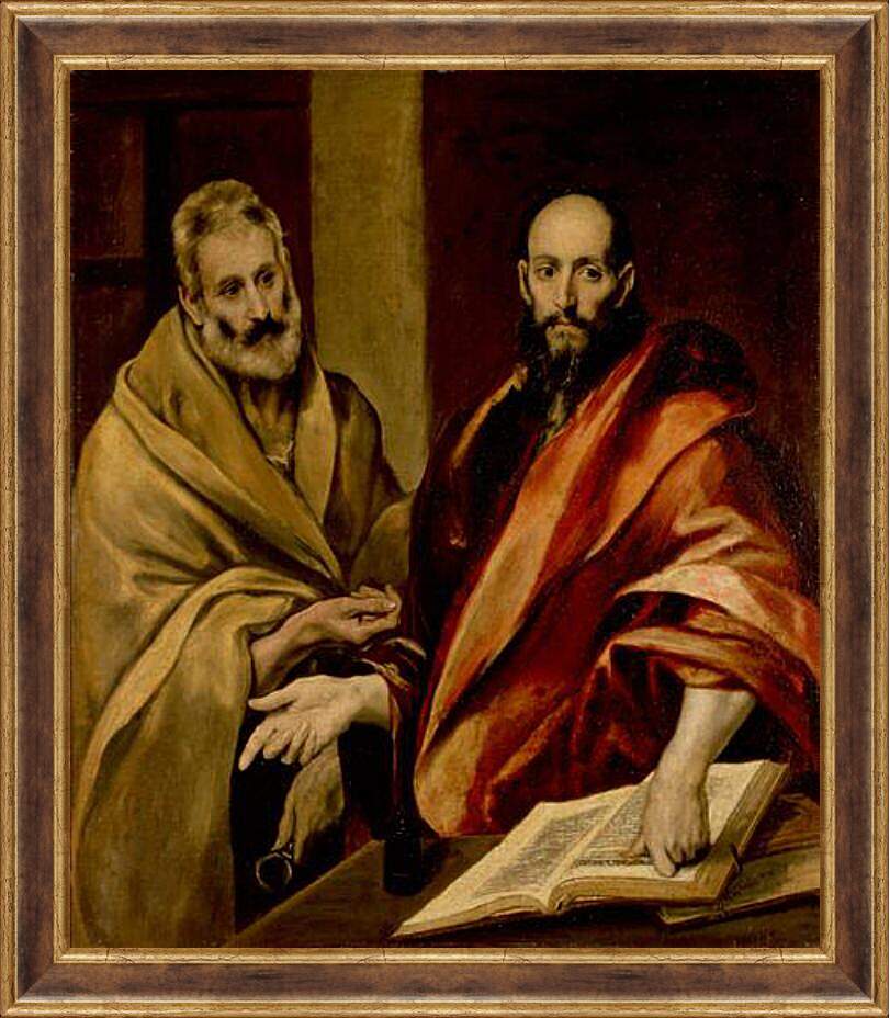 Картина в раме - Sts Peter and Paul. Эль Греко