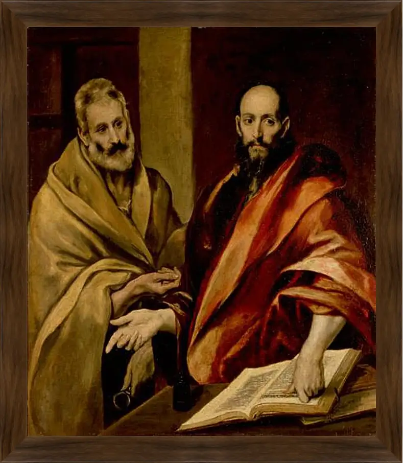 Картина в раме - Sts Peter and Paul. Эль Греко