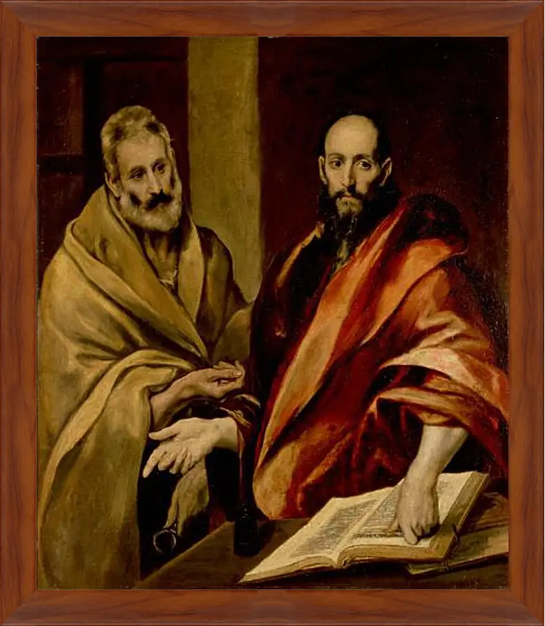 Картина в раме - Sts Peter and Paul. Эль Греко