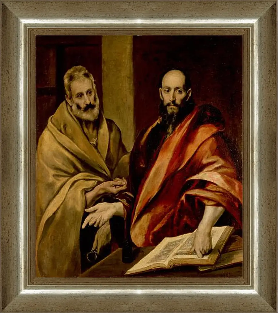 Картина в раме - Sts Peter and Paul. Эль Греко