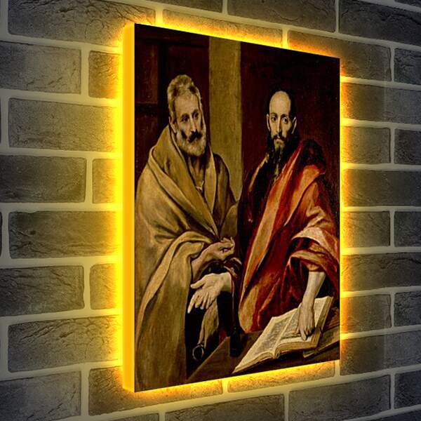 Лайтбокс световая панель - Sts Peter and Paul. Эль Греко