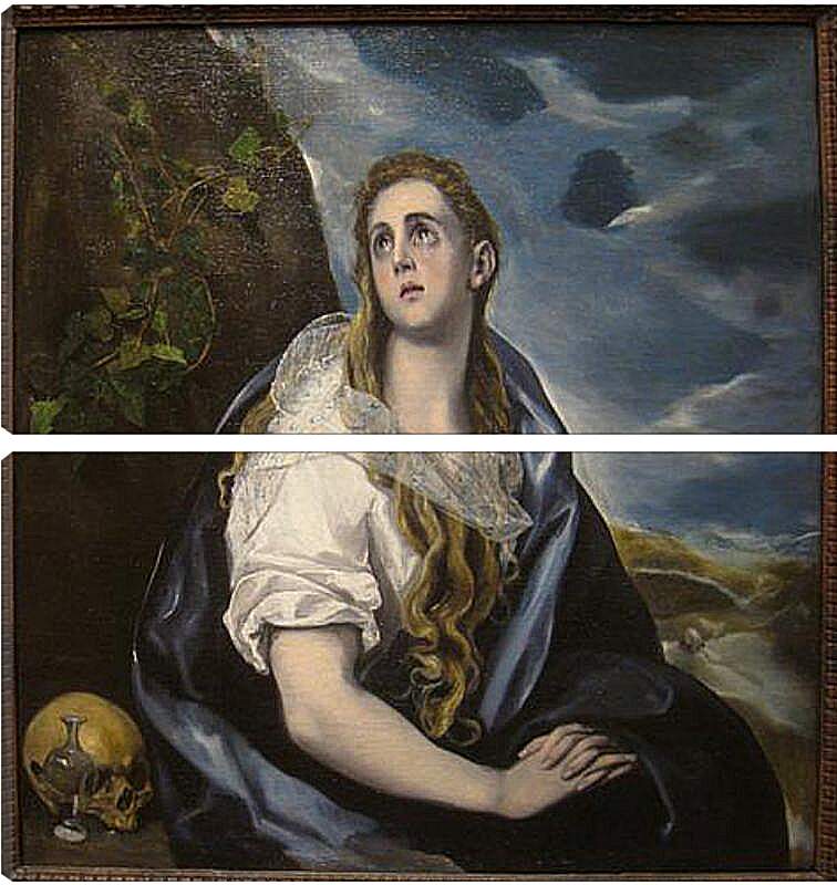Модульная картина - The Repentant Magdalen. Эль Греко