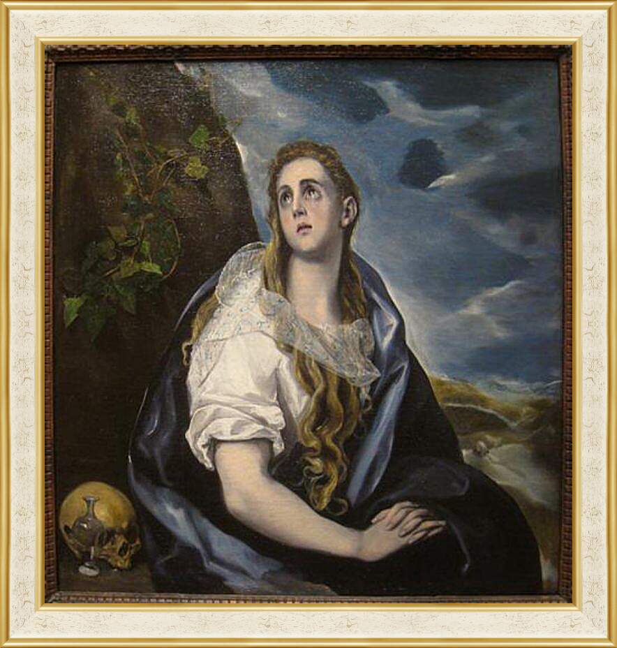 Картина в раме - The Repentant Magdalen. Эль Греко