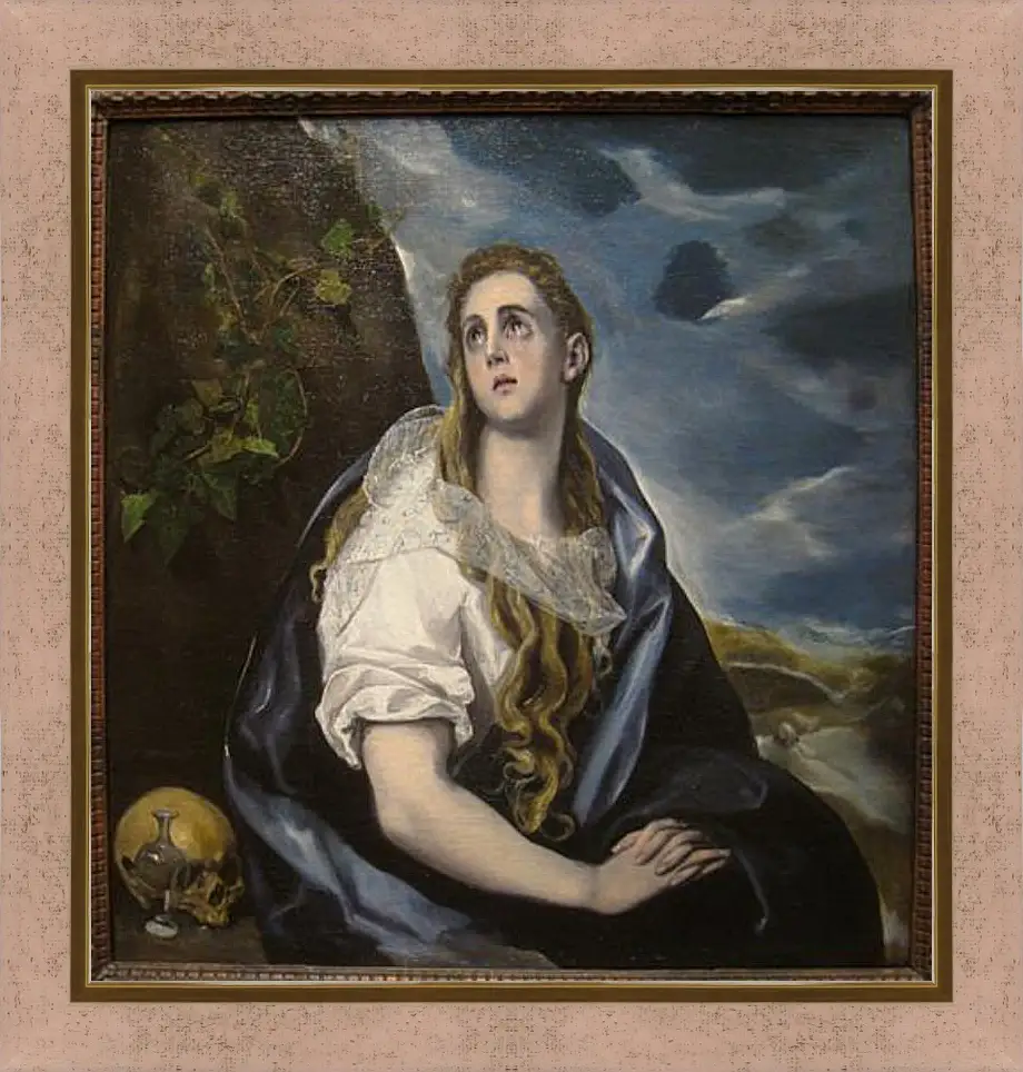 Картина в раме - The Repentant Magdalen. Эль Греко