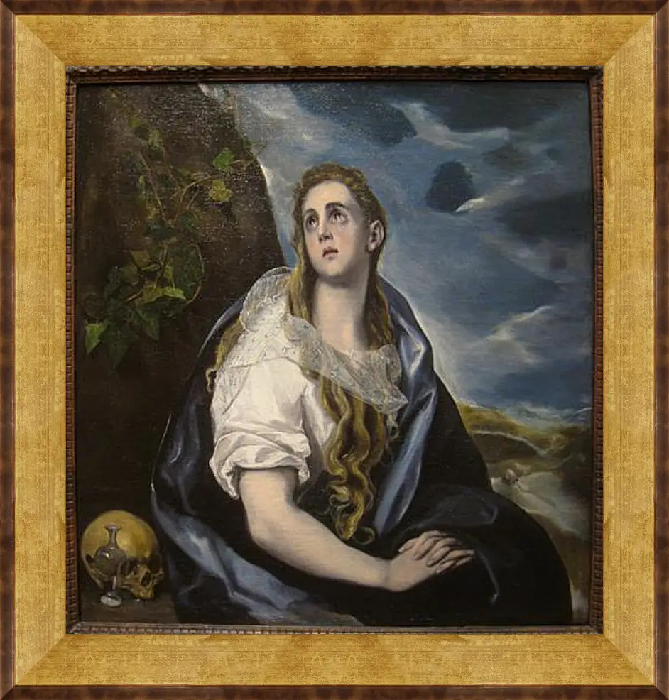 Картина в раме - The Repentant Magdalen. Эль Греко