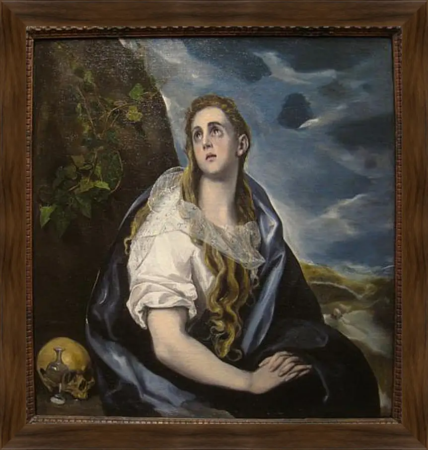 Картина в раме - The Repentant Magdalen. Эль Греко