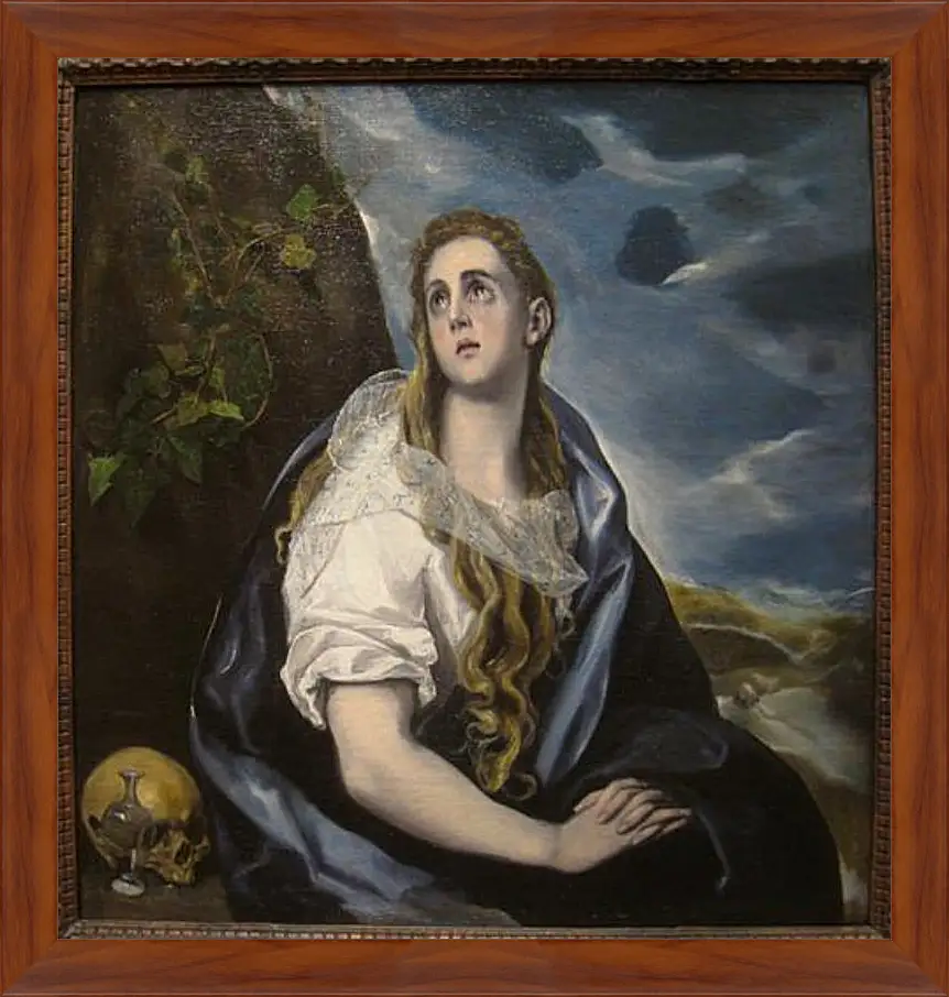 Картина в раме - The Repentant Magdalen. Эль Греко