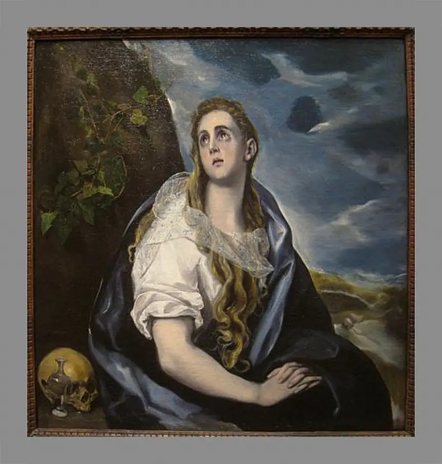 Картина в раме - The Repentant Magdalen. Эль Греко