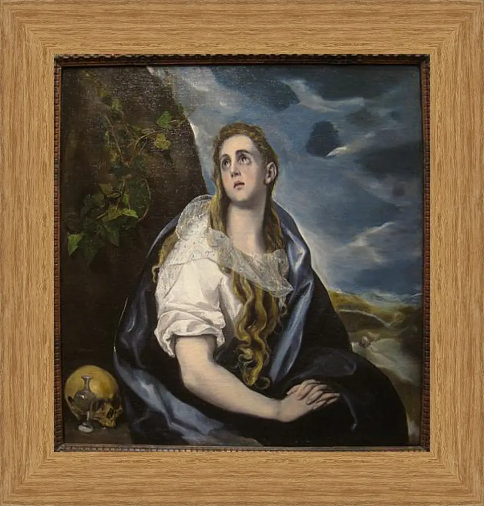 Картина в раме - The Repentant Magdalen. Эль Греко