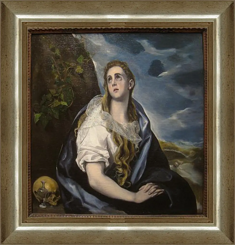 Картина в раме - The Repentant Magdalen. Эль Греко