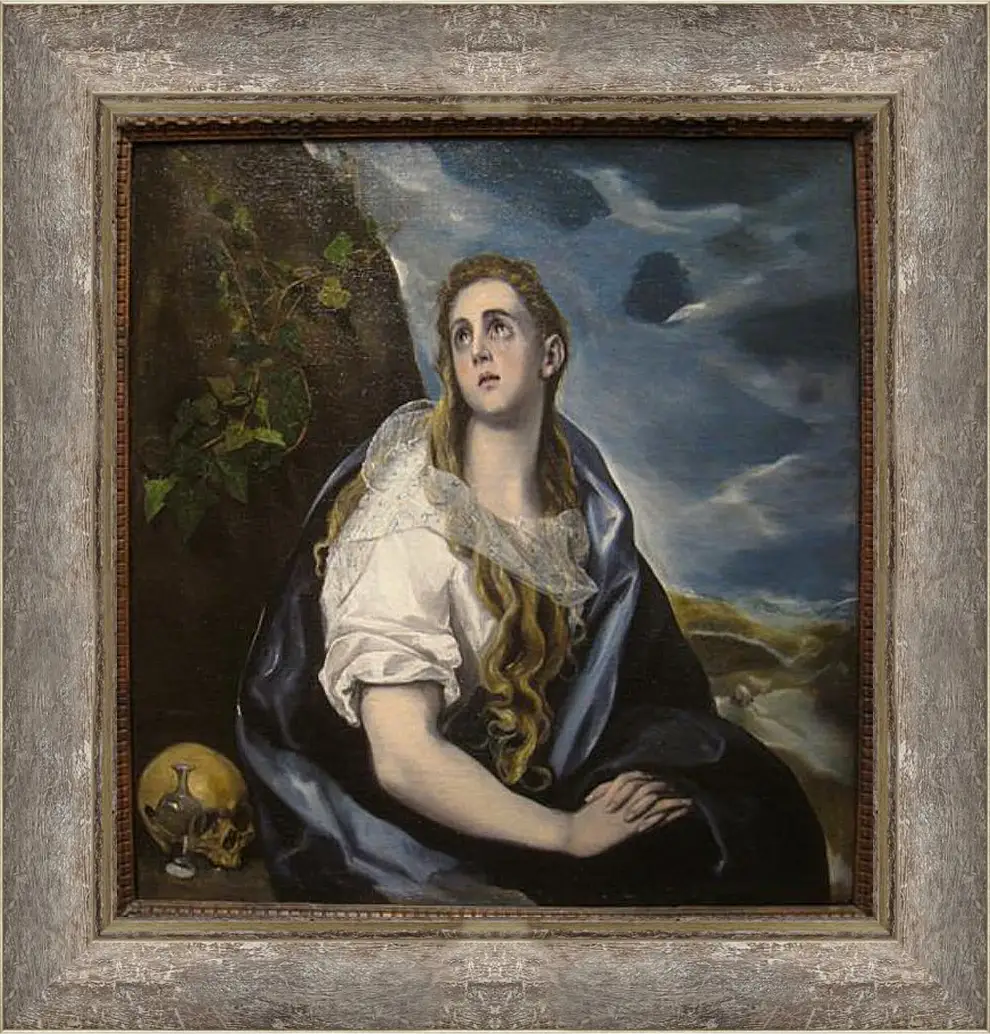 Картина в раме - The Repentant Magdalen. Эль Греко