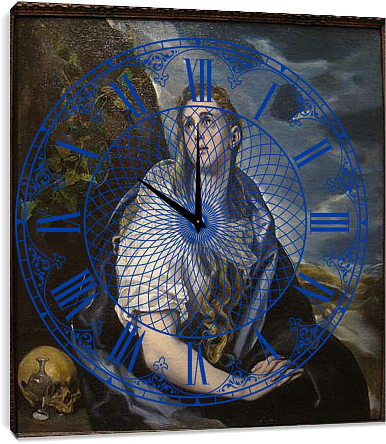 Часы картина - The Repentant Magdalen. Эль Греко