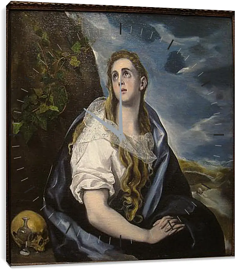 Часы картина - The Repentant Magdalen. Эль Греко