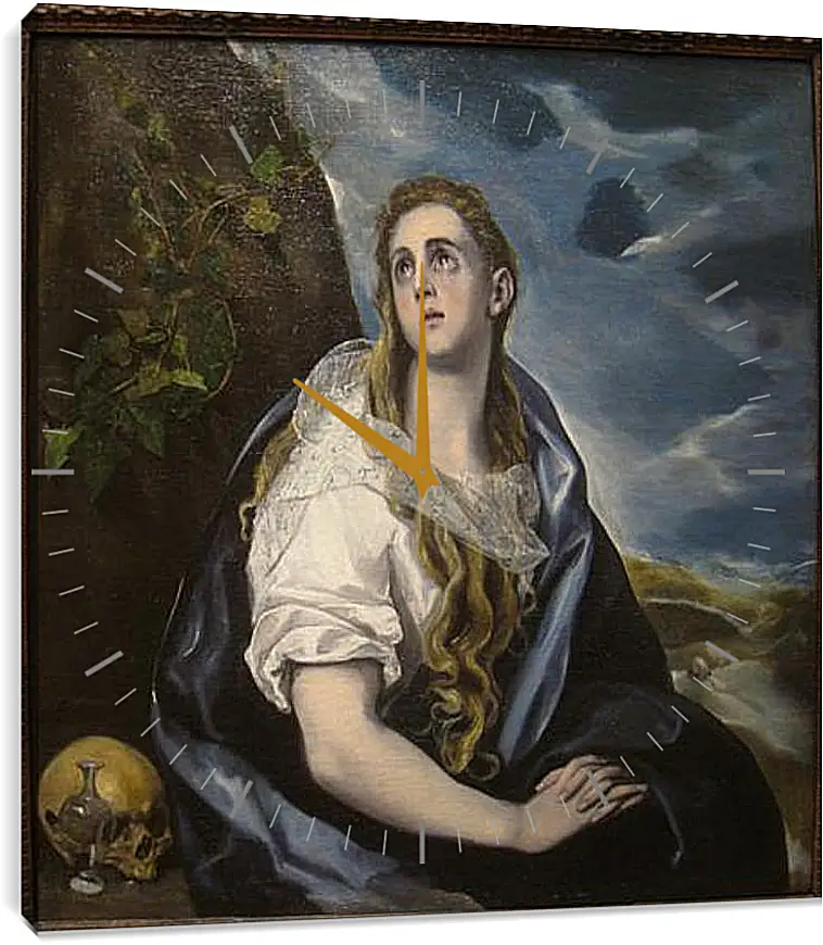 Часы картина - The Repentant Magdalen. Эль Греко