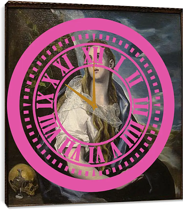 Часы картина - The Repentant Magdalen. Эль Греко