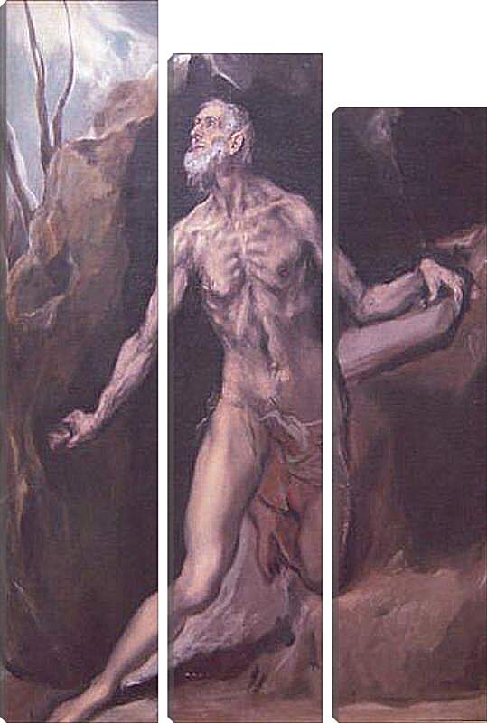 Модульная картина - Saint Jerome. Эль Греко
