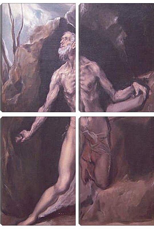Модульная картина - Saint Jerome. Эль Греко