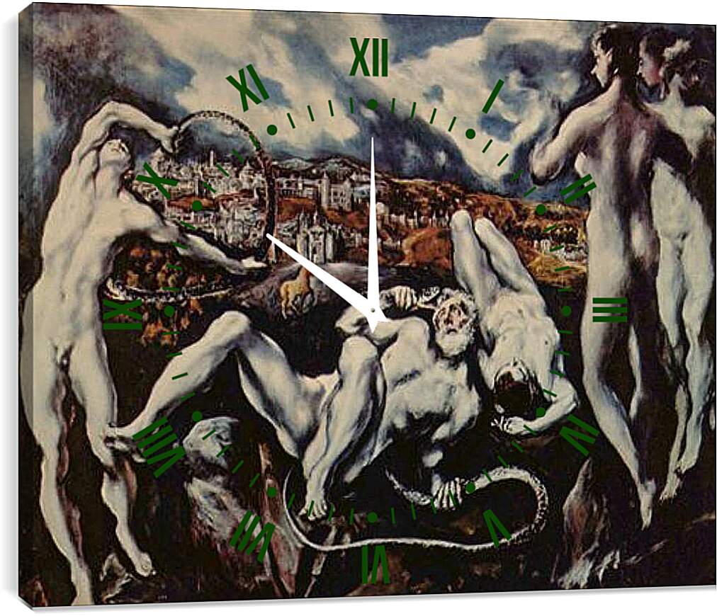 Часы картина - Laokoon. Эль Греко