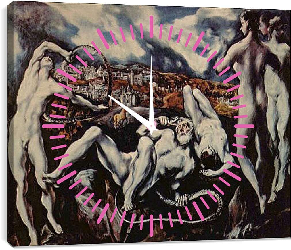 Часы картина - Laokoon. Эль Греко