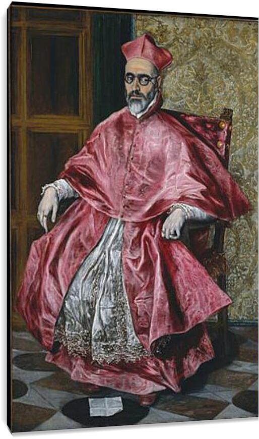 Постер и плакат - Portrait of a Cardinal, Probably Cardinal Do. Эль Греко