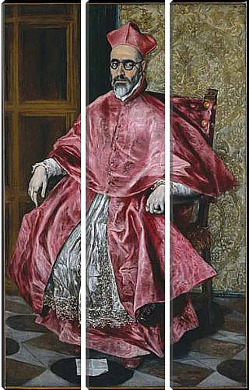 Модульная картина - Portrait of a Cardinal, Probably Cardinal Do. Эль Греко