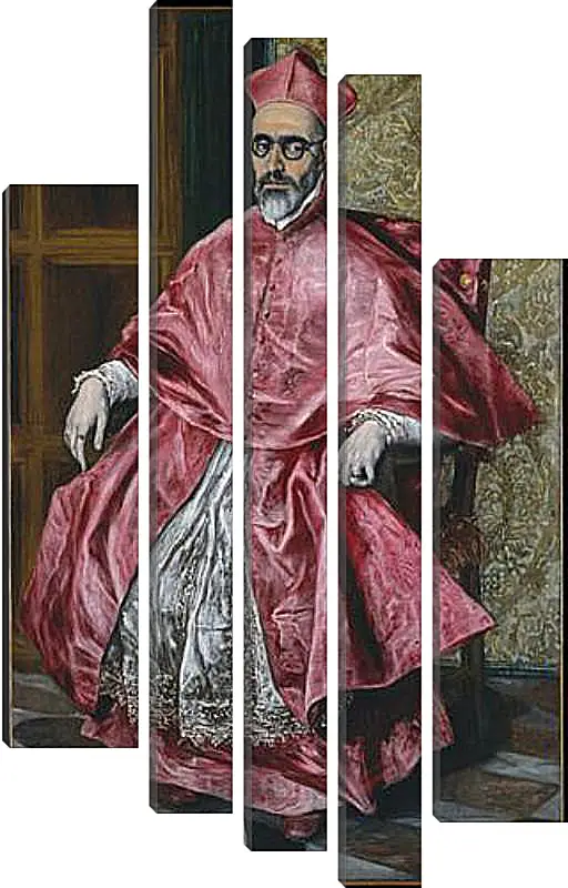 Модульная картина - Portrait of a Cardinal, Probably Cardinal Do. Эль Греко