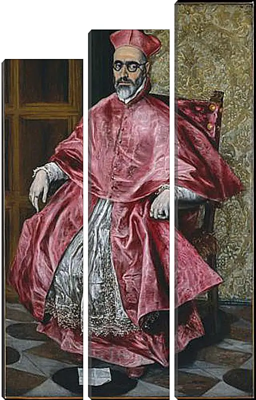 Модульная картина - Portrait of a Cardinal, Probably Cardinal Do. Эль Греко